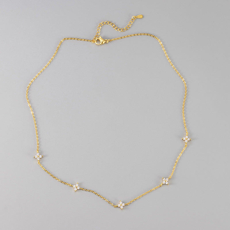 Wholesale starry sky necklace clavicle chain